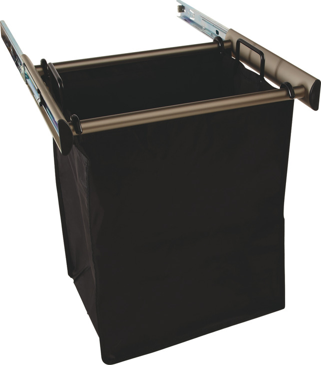 Bronze Pull-Out Hamper, 1lg Bag 18 Inches